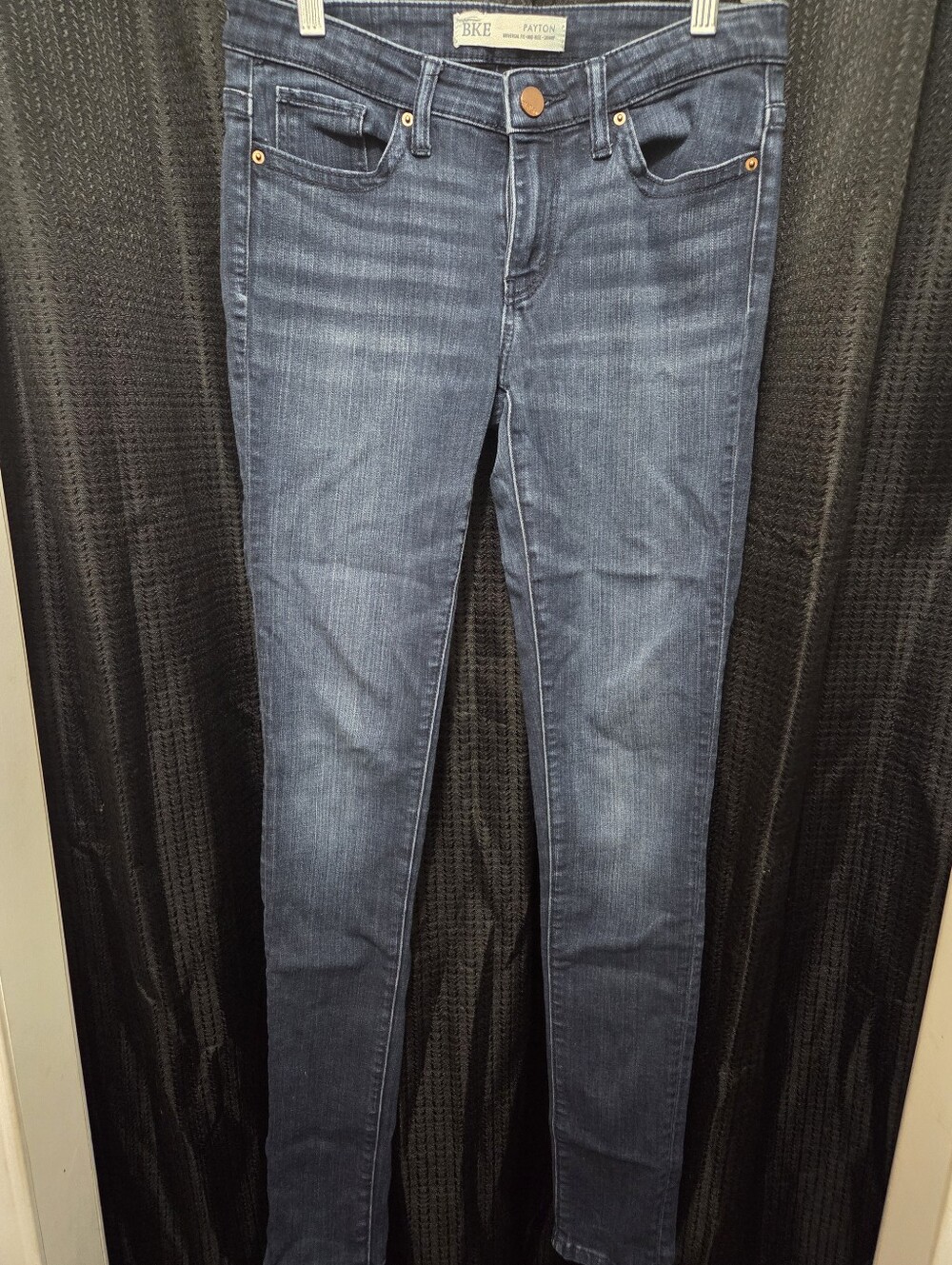 BKE Payton Mid-Rise Skinny Jeans - Dark Blue Size 26 X 33 1/2